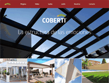 Tablet Screenshot of coberti.com